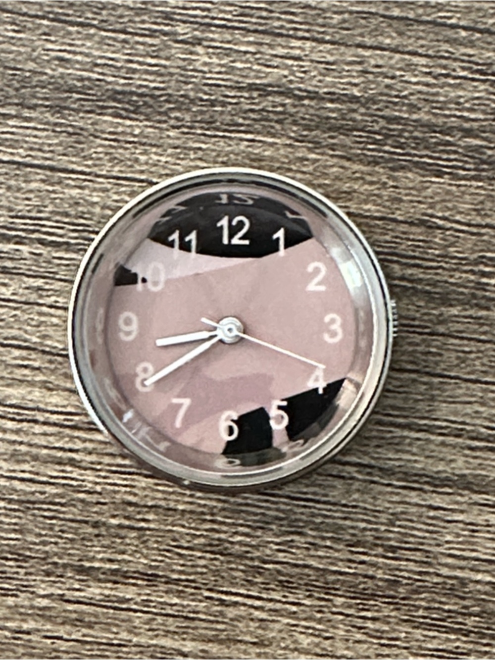 Vintage Accutime Modular Quartz Watch with White Paracord Band #K4040